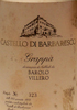 Grappa di Vinaccia di Nebbiolo da Barolo Villero