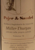Grappa distillata a bagnomaria da Vinacce del Muller Thurgau